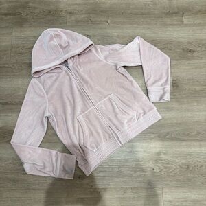 Abercrombie Kids Velour Zip Up Hoodie